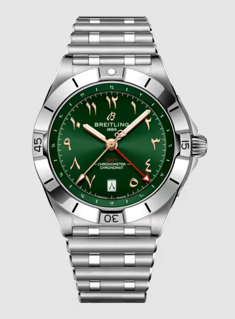 Review Breitling Chronomat 40 GMT Replica watch A32398A51L1A1